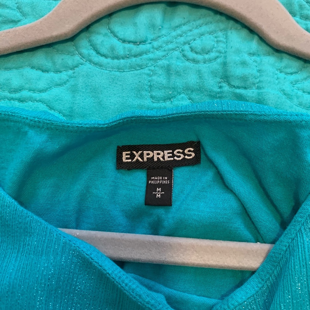 Turquoise shimmer tunic